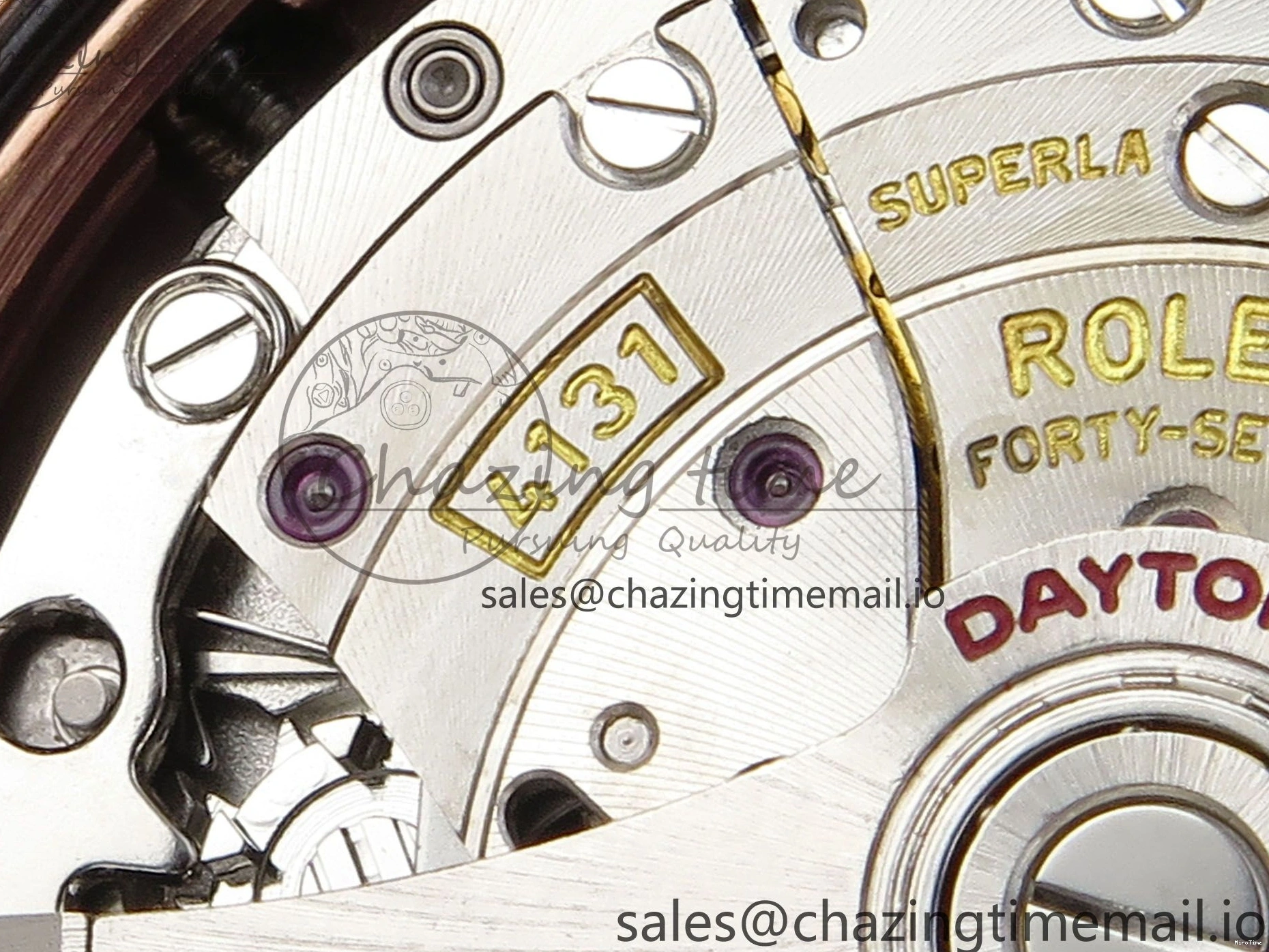 MiroTime 0215 EyeCatching Daytona 126505 QF 1:1 Best Edition Black RG Diamonds Dial on RG Braclet SH4131 V 715